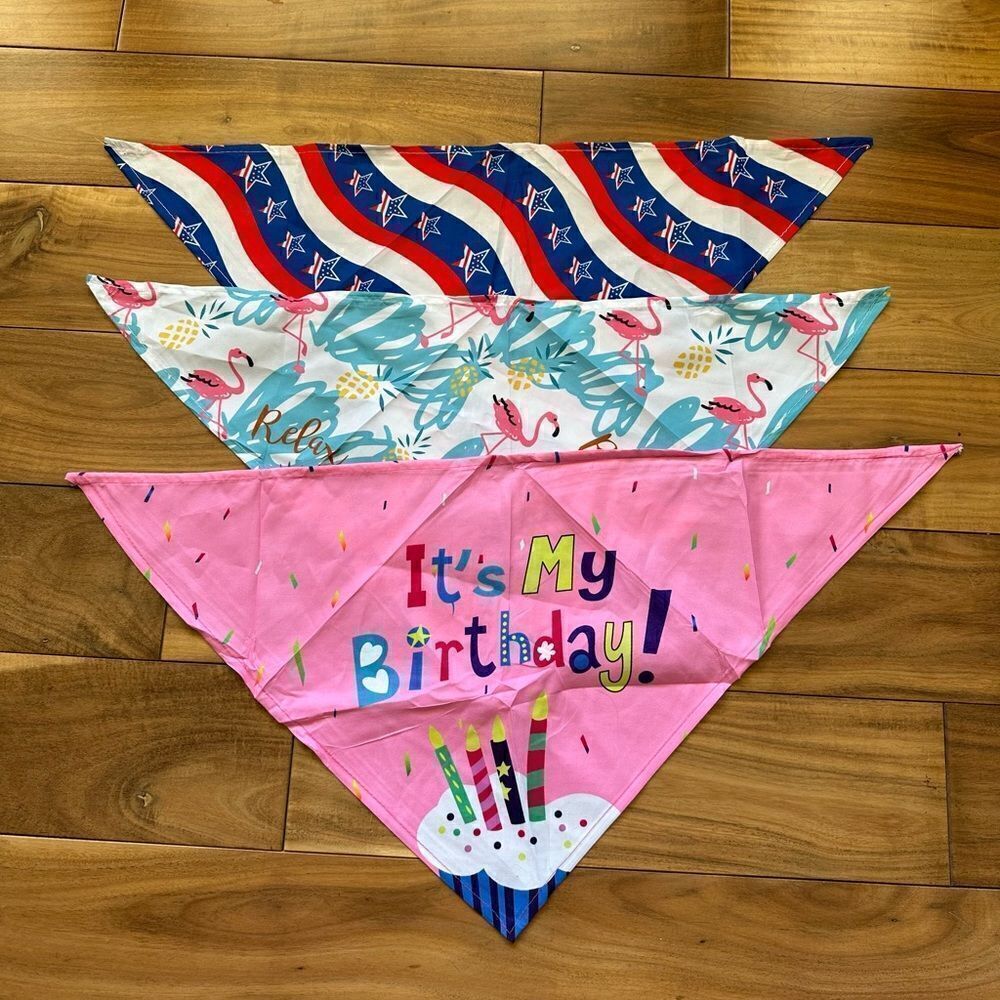 New pet bandannas